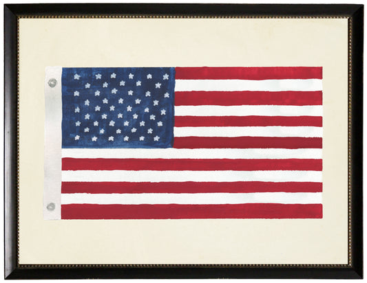 American Flag 30" x 24" (Silver Acrylic)