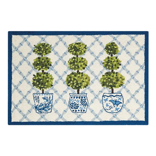 Topiary Hook Rug

