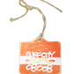 Beach Badge Ornament With Zip