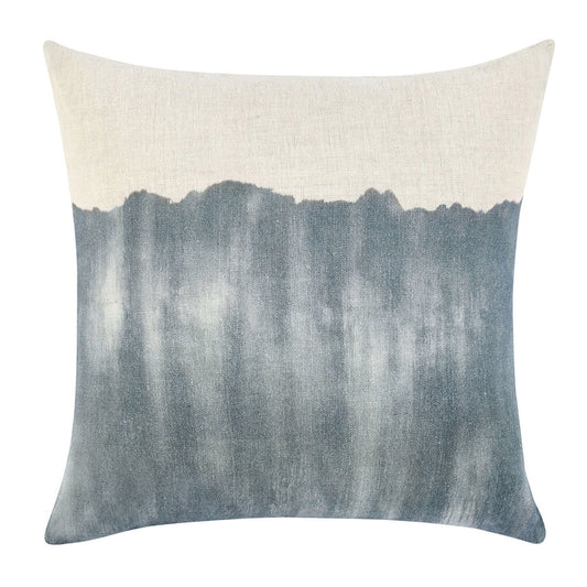 Cora Natural Denim Blue 20" x 20" Pillow