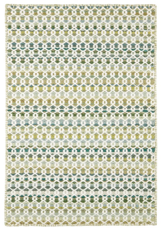 Poppy Moss Handwoven Wool Rug 2x3