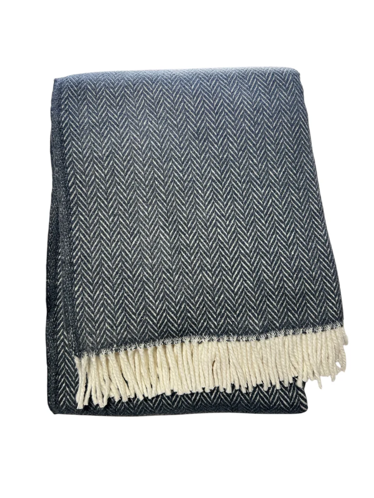 Herringbone Plush Throw