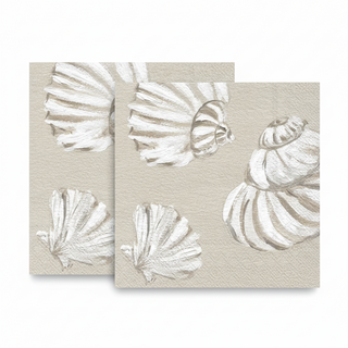 Paper Napkins 20ct Beach Treasures Shells
