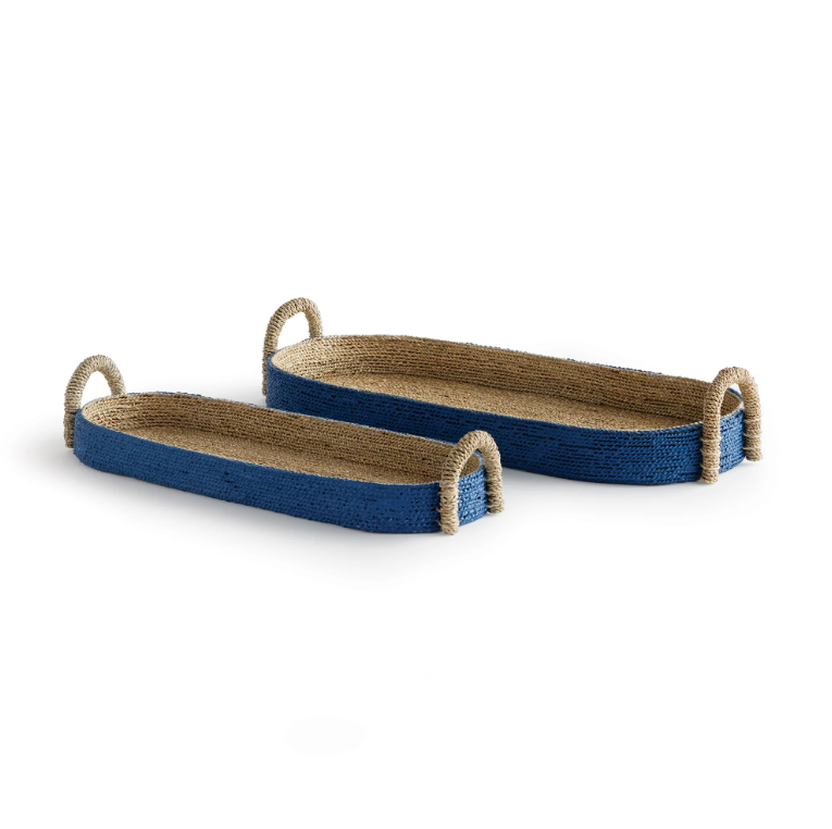 TIANA SEAGRASS LONG OVAL BASKET Large