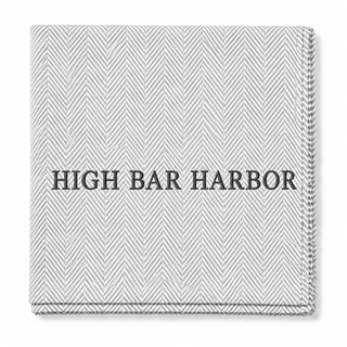*CUSTOM* Edgartown Throw   Pewter   Dark Grey Thread
