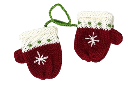 Pair of Mittens Ornaments IV