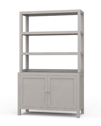Kagu Open Hutch w/ Raffia (RFWT)