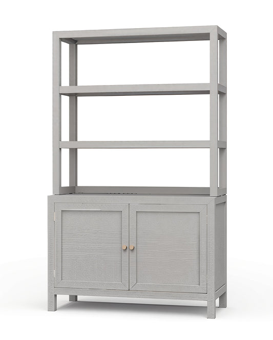 Kagu Open Hutch w/ Raffia (RFWT)