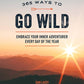 365 Ways to Go Wild