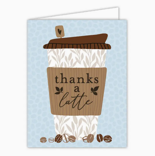 Greeting Card - Thanks a Latte