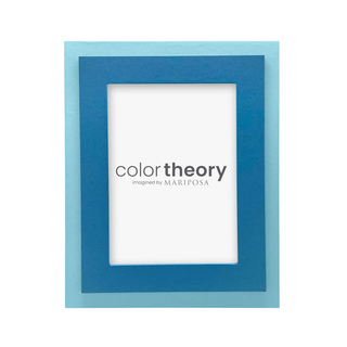 Tiered Denim Blue and Periwinkle Frame
