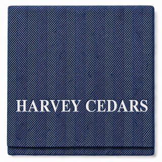 *CUSTOM* Edgartown Throw   Ocean   White Thread
