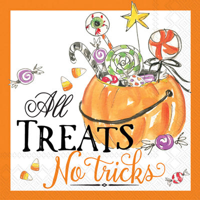 ALL TREATS COCKTAIL NAPKIN