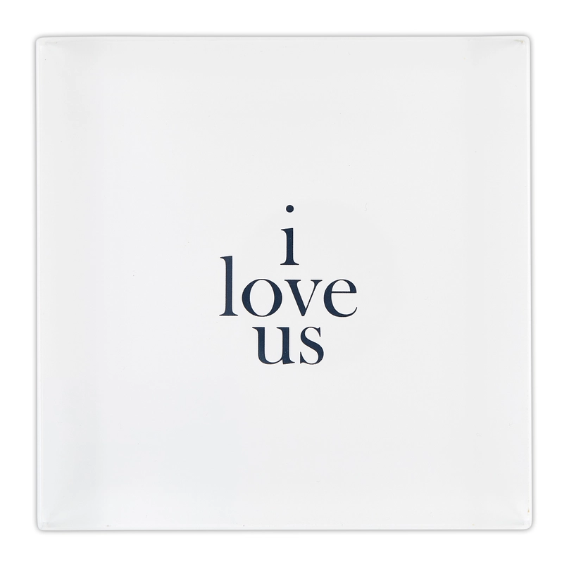 Face To Face Small Lucite Block - I Love Us