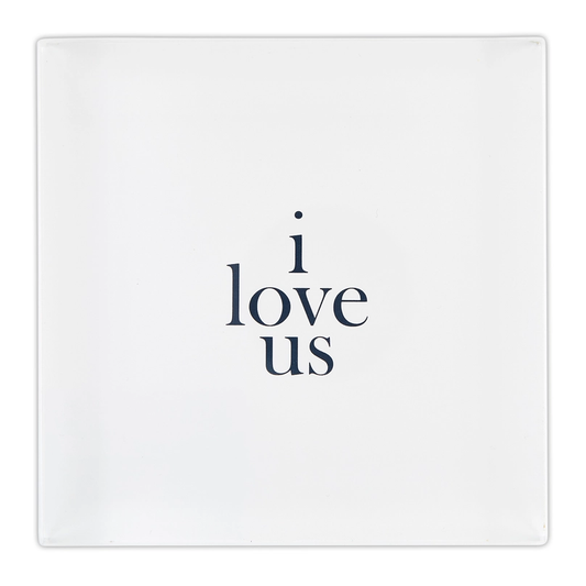 Face To Face Small Lucite Block - I Love Us