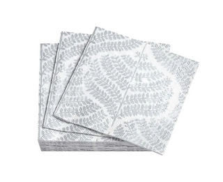 Flora Silver Napkin Cocktail

