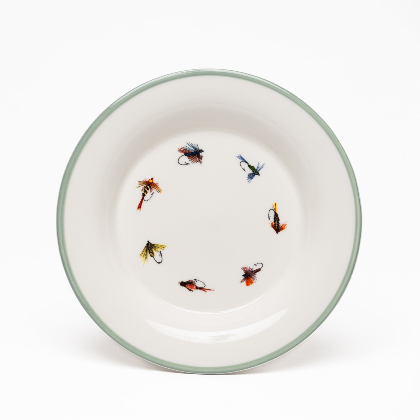 7.5" Round Plate - Fly Fishing