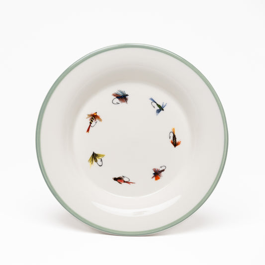 7.5" Round Plate - Fly Fishing
