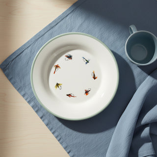 7.5" Round Plate   Fly Fishing
