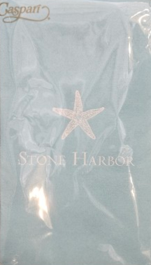 Stone Harbor with Starfish Guest Napkin Set of 14