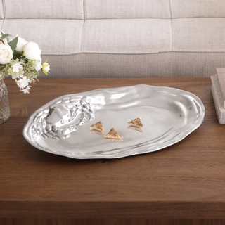 Vida Ocean Large Oval Crab Platter
