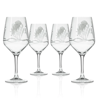 Jellyfish 19.5oz All Purpose Wine Glass | Set of 4
