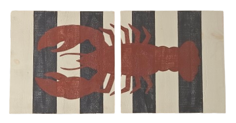 2 Panel Lobster 3x6 FR/IS Stripes