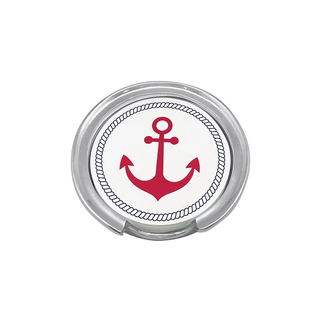 Red Anchor and Nautical Knots Signature Coaster Set
