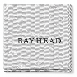 *CUSTOM* Edgartown Throw   Pewter   Dark Grey Thread
