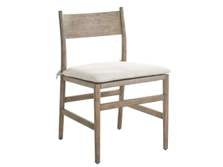 Set of 2   Boulder Wood Back Side Chair
