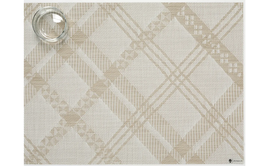 Ribbons Rectangle Placemats Flax