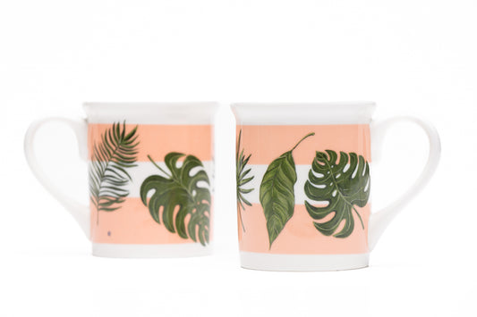 4.25" Mug - Tropical Palms