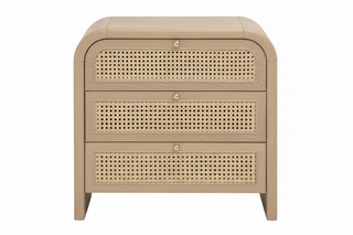 Cannes 3 Drawer Nightstand
