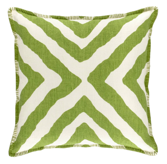 Impy Linen Decorative Pillow - Kelp - 22" Square