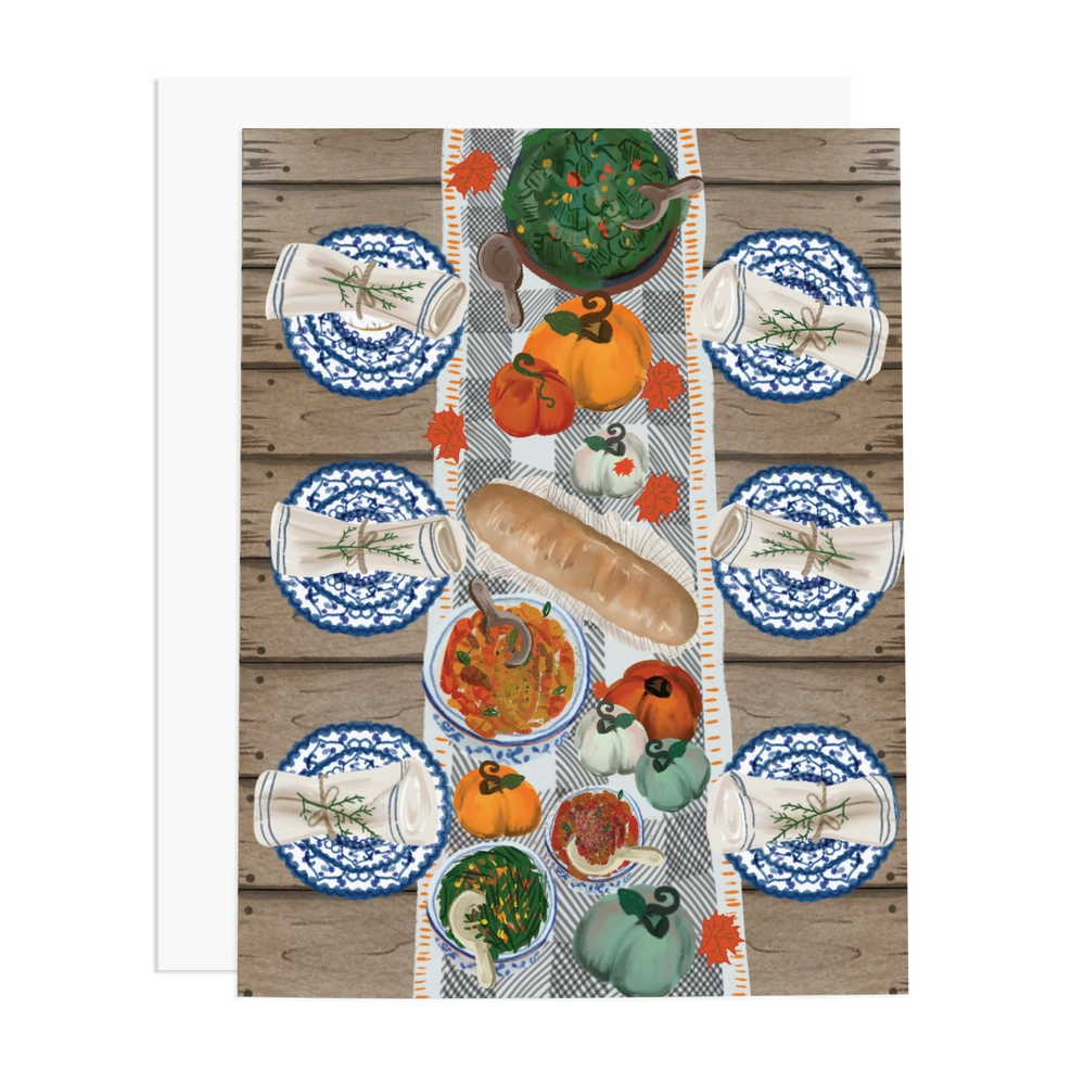 Thanksgiving Table Greeting Card