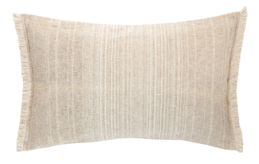 Oliver Ombre Decorative Pillow - Natural - 16" x 24"