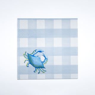 Paper Cocktail Napkins – Blue Crab
