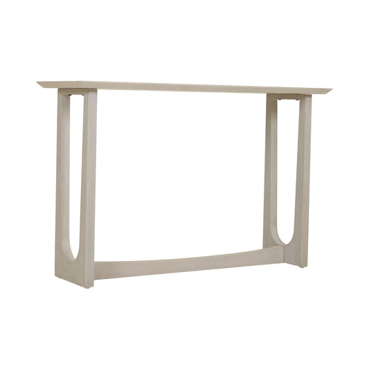 Reverse Arch Console Table, KD, Ivory