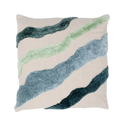 Inertia 22" x 22" - Blue Multi Pillow