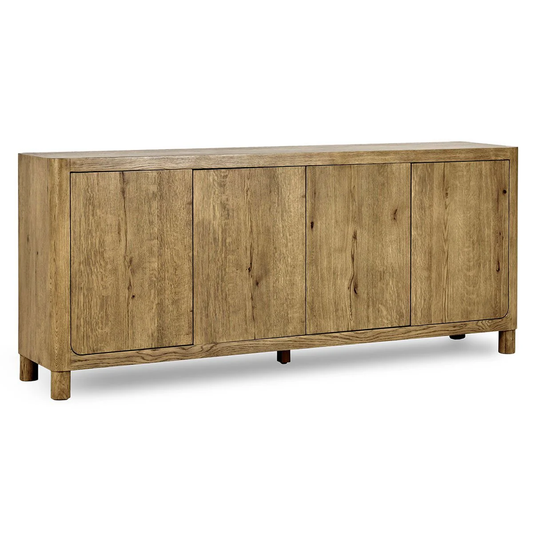 Orlando Solid Wood 4Dr Buffett - True Natural