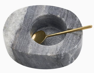 Marble Salt and Pepper Cellar   Black
