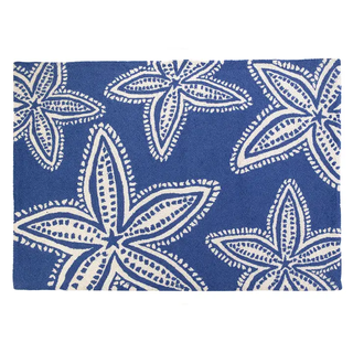 Starfish Navy Hook Rug   Kate Nelligan
