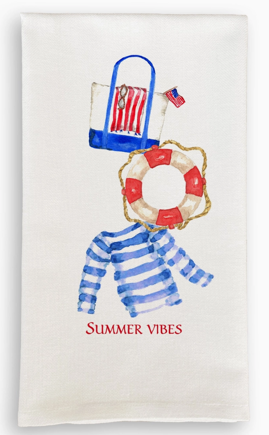 Summer Vibes Beach Towel