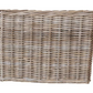 Woven Wicker Rattan Basket w/ Handles - Medium