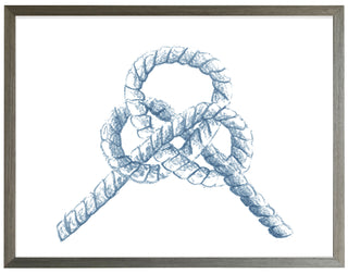 Navy Blue Sketched Knot F
