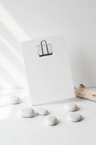 Canvas Tote Notepad

