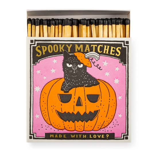 Spooky Matches Matchbox | Square - Safety Matches