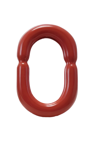 Ceramic Framed Mirror   Red
