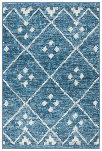 Kota Indigo Machine Washable Rug