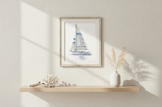 Sailboat II   18" x 22"
